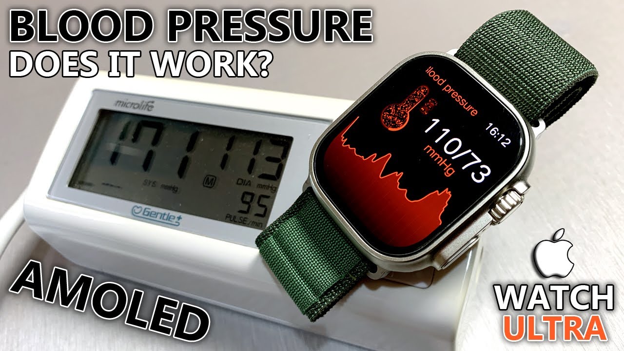 HK8 Pro Max Ultra (AMOLED) Blood Pressure Function Test - Top 1 Sport SmartWatch 2023!
