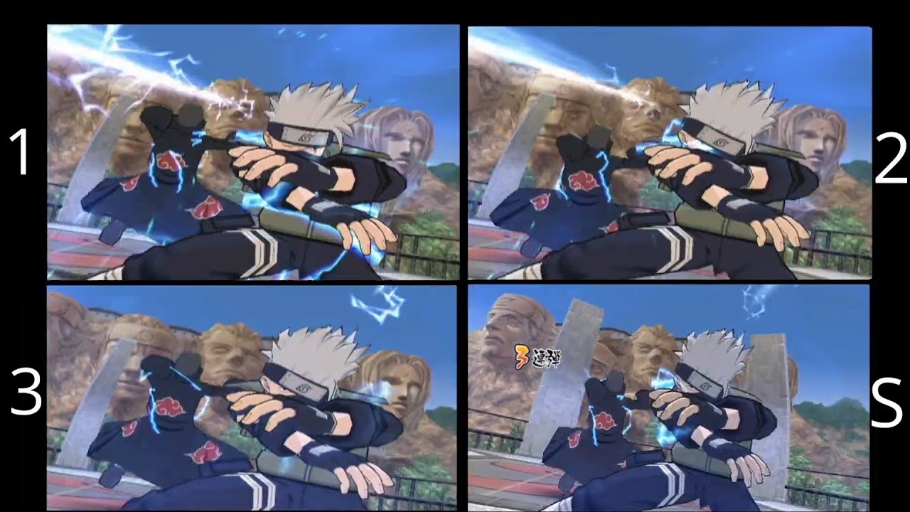 Naruto Shippuden Gekitou Ninja Taisen EX Series & Special: Comparison Compilation Jutsu's