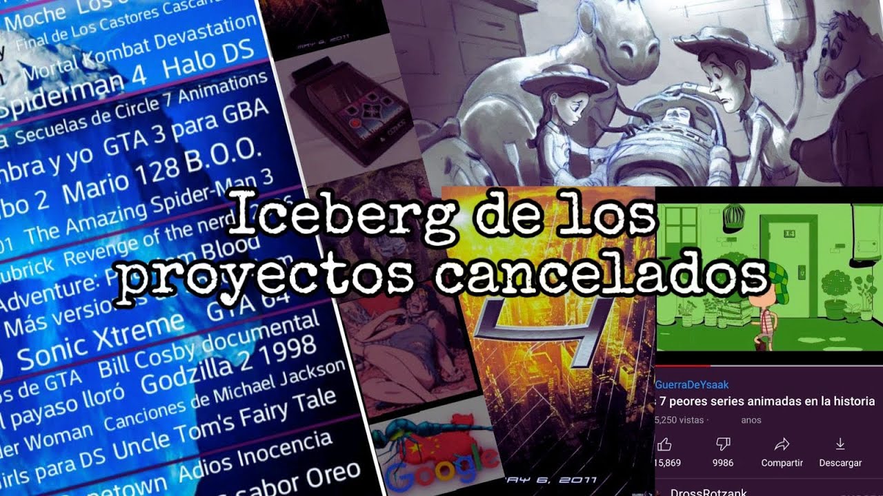 Iceberg de los proyectos cancelados