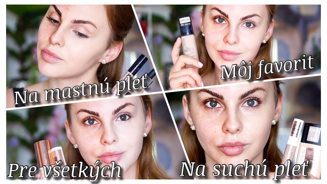 KTORÝ CATRICE MEJKAP A KOREKTOR JE NAJLEPŠÍ PRE VÁS? - Skúsila som všetky na sebe!