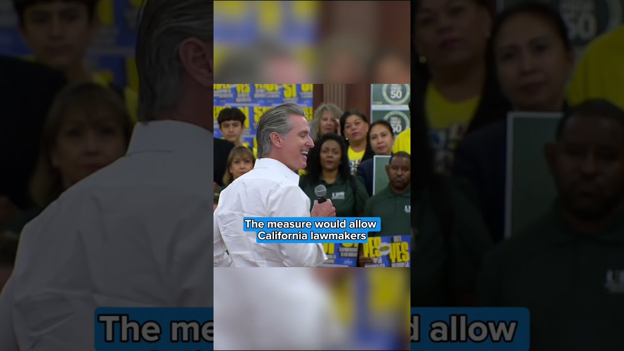 Newsom rallies support for Prop 50 to redraw California congressional districts