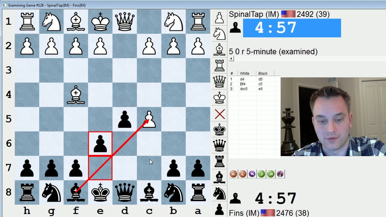 Blitz Chess #422: IM Thomas Bartell vs. IM Bartholomew (London System)