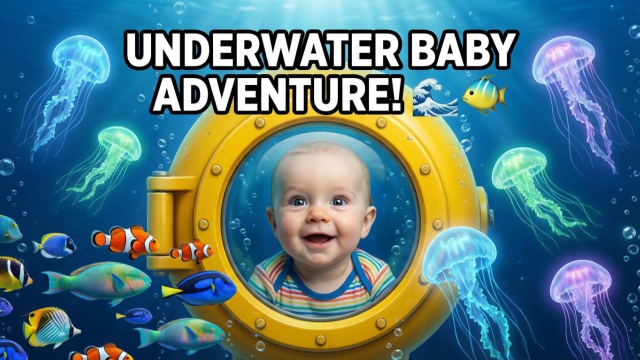 “Baby Underwater Submarine 🌊🚢 | Deep Sea Adventure Song for Kids!”