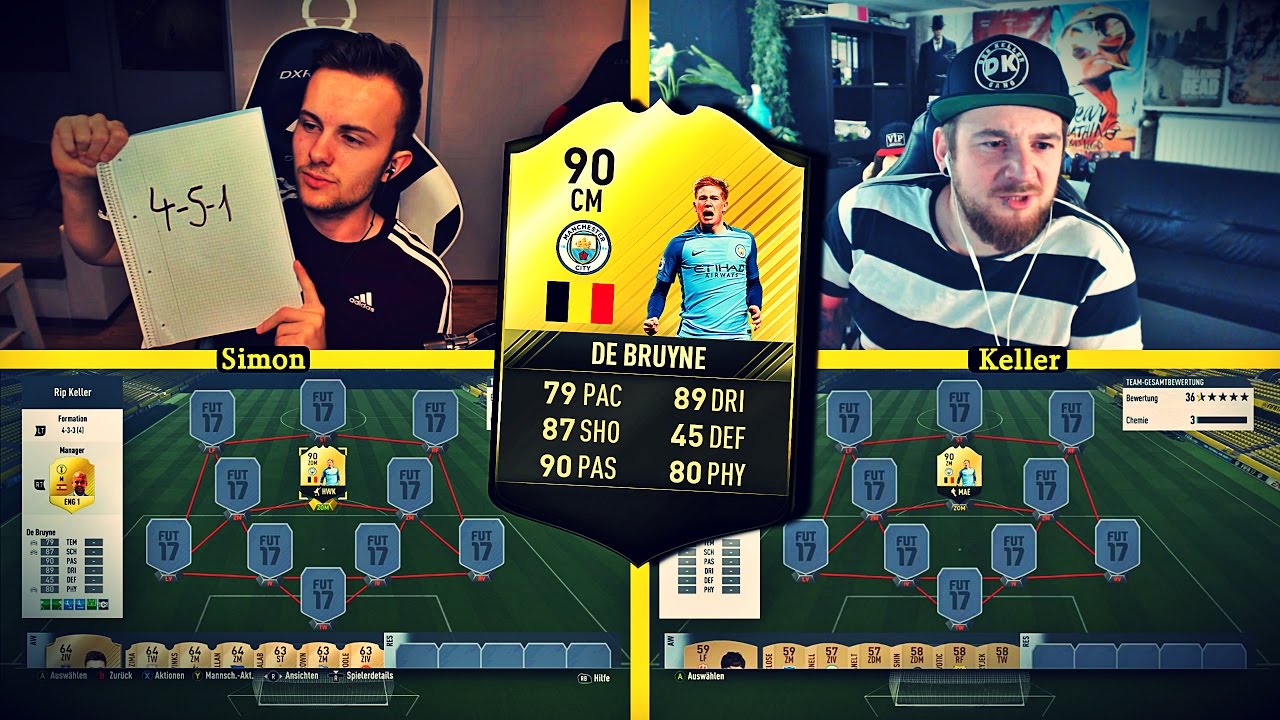 FIFA 17: INFORM DE BRUYNE SQUAD BUILDER SHOWDOWN 😈🔥