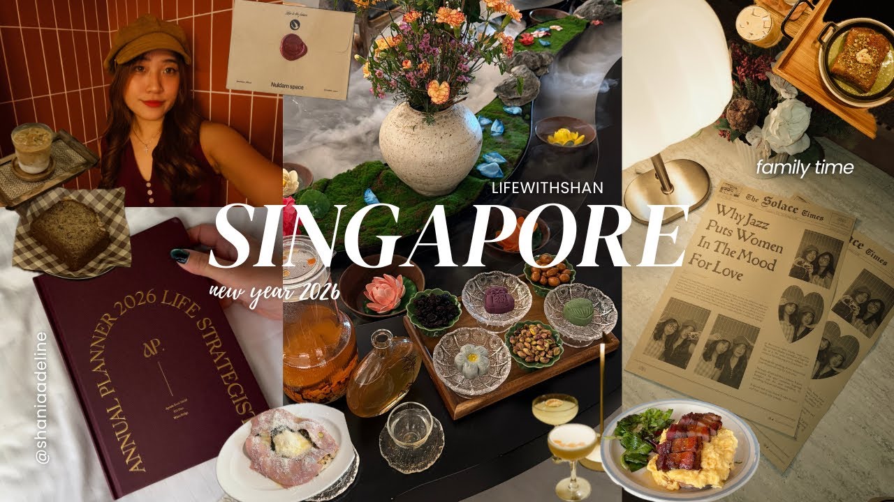 SG Vlog | New Year 2026 with My Family 🧡 Cafe Hopping, Food & Fireworks