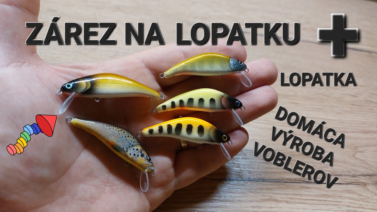 Domáca výroba voblerov- zárez na lopatku+zalepenie/Handmade vobler