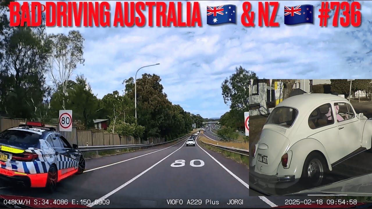 BAD DRIVING AUSTRALIA & NZ # 736... You Try hard