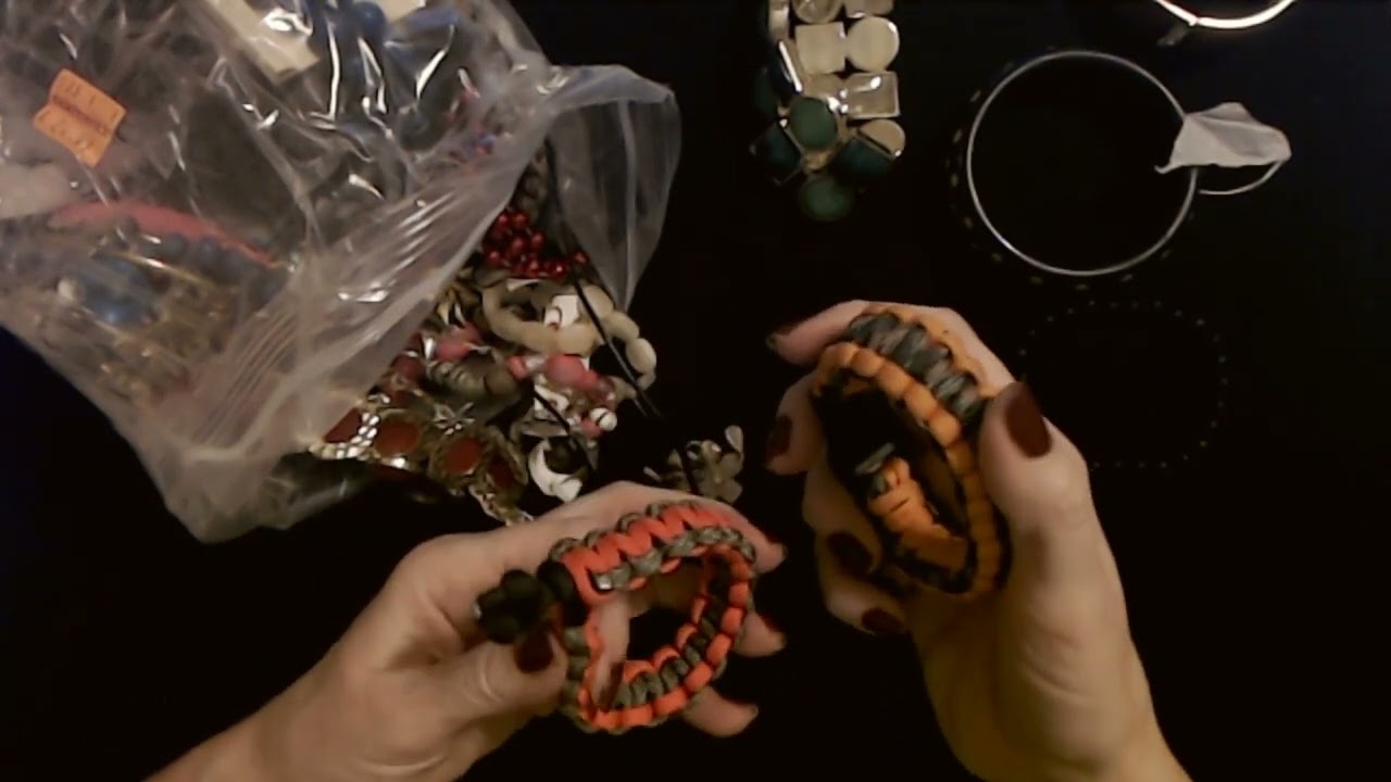 ASMR | Goodwill Jewelry Bag Show & Tell 1-6-2023 (Whisper)