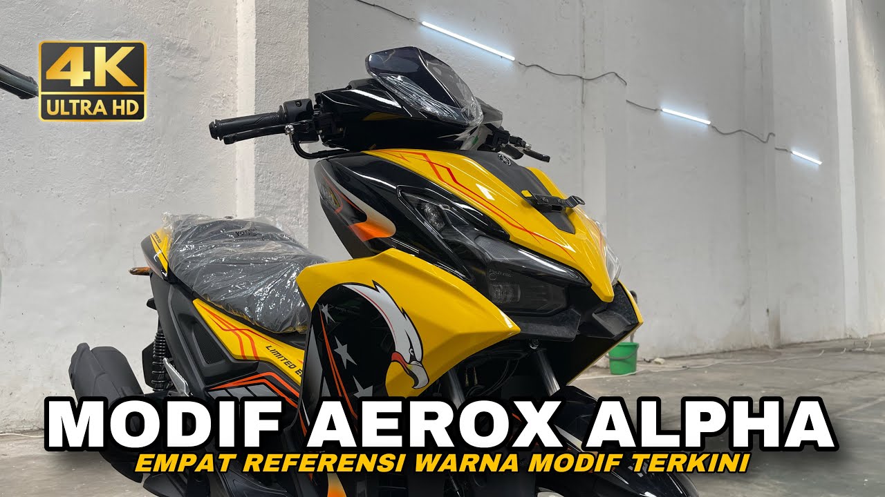 REFERENSI 4 WARNA CUSTOM AEROX ALPHA || Cang Zainal