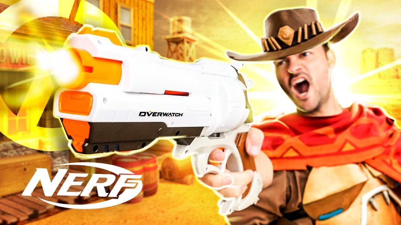 A NERF RIVAL Mccree do OVERWATCH