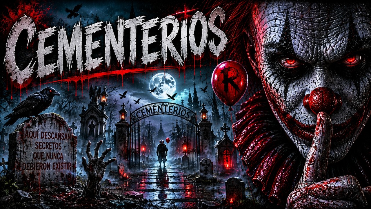 10  HISTORIAS DE TERROR DE CEMENTERIOS | CON LLUVIA Y PANTALLA NEGRA Vol. 24