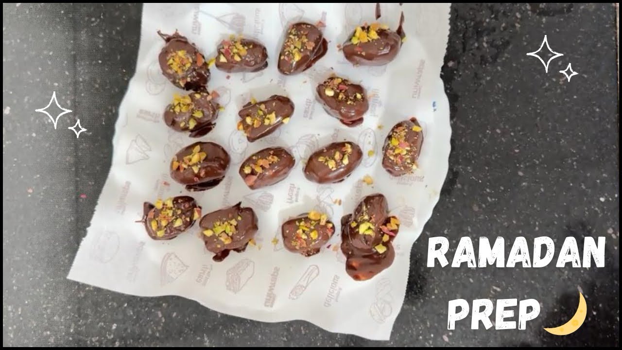Ramadan Prep Vlog 🌙 | Assorted Khajoor, Homemade Granola & Fruit Prep