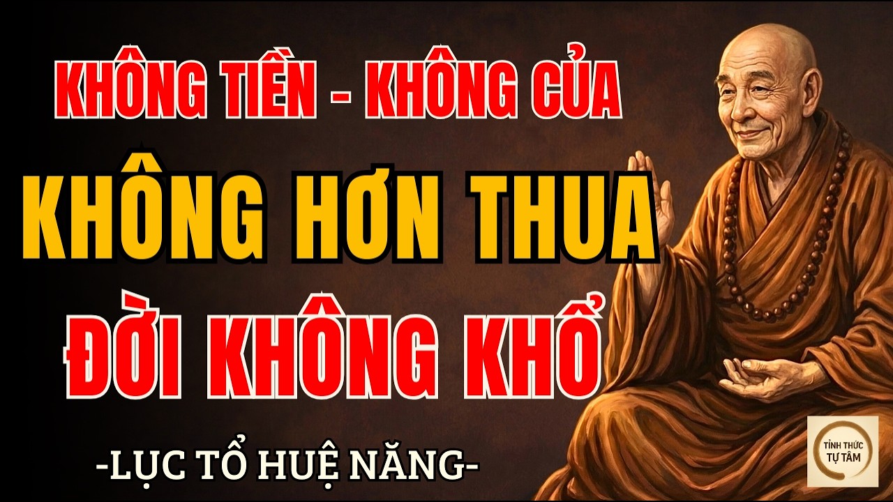 LỤC TỔ HUỆ NĂNG – Không có không giữ không quan tâm đời không khổ, hiểu sớm thì lòng nhẹ ngay