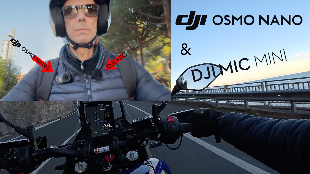 In Moto con DJI Osmo Nano e DJI Mic MIni, prova!