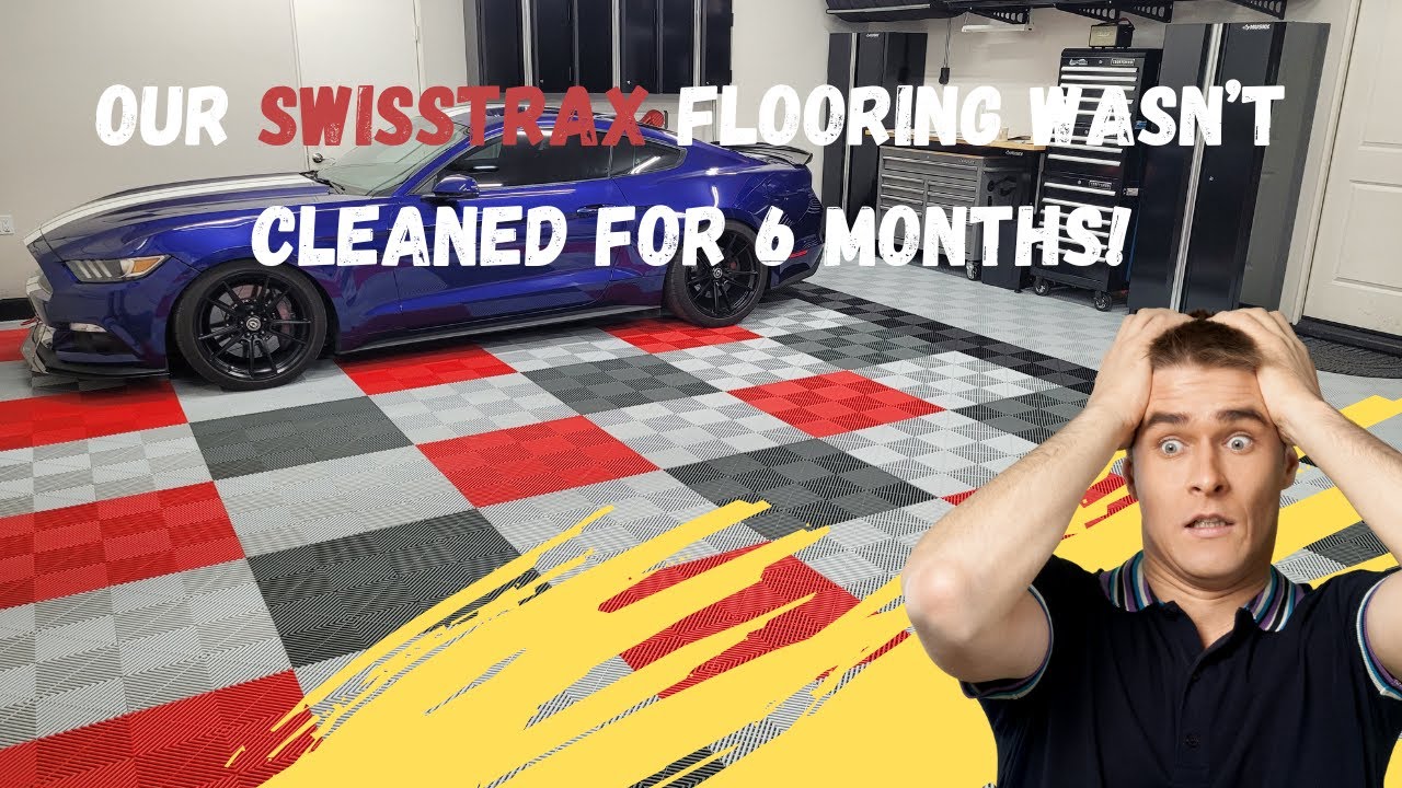 Обзор первых 6 месяцев использования плитки Swisstrax Garage Tiles | Мы ни разу ее не чистили!