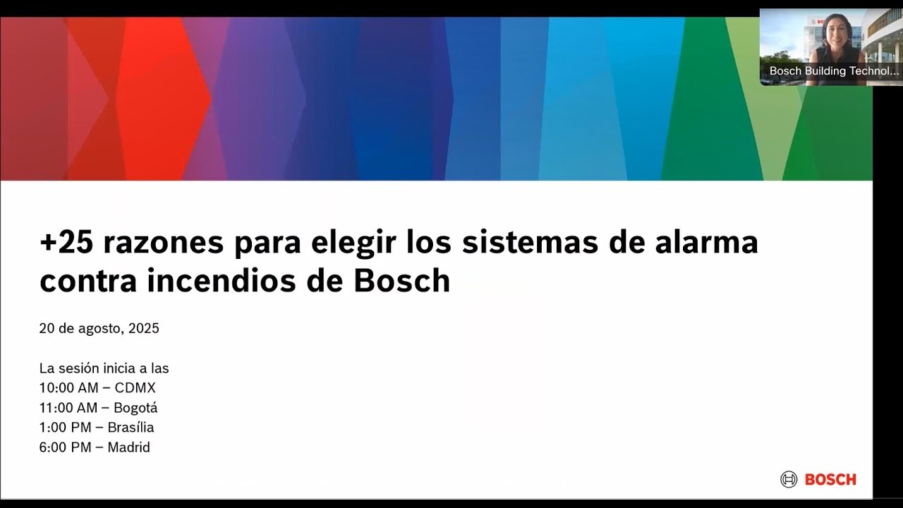 +25 razones para elegir los sistemas de alarma contra incendios de Bosch