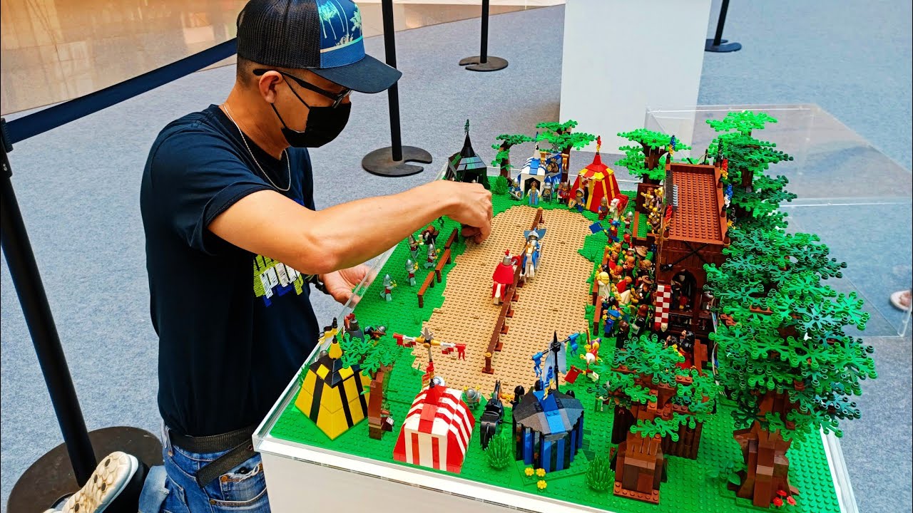 LEGO Castle MOC - The Grand Joust by Mervyn Song at Enblock Brick Convention 2022