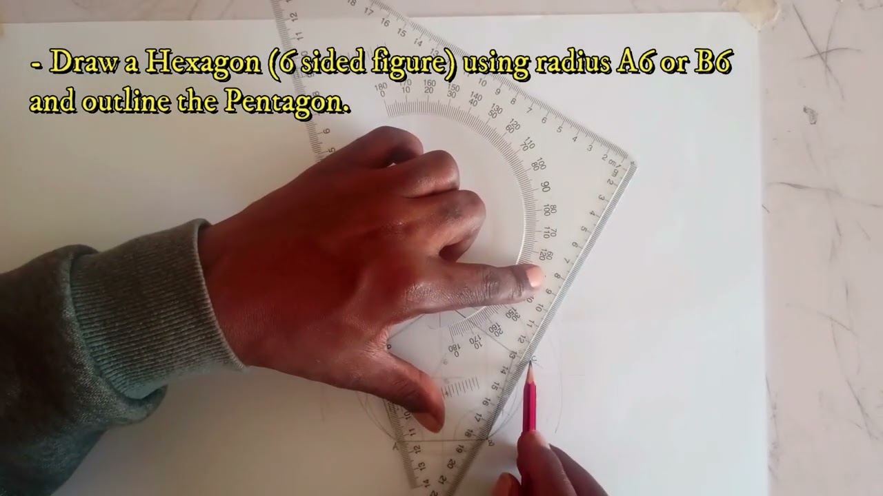 POLYGON: GIVEN A LINE, AGLES OF 60 & 45 DEGREES
