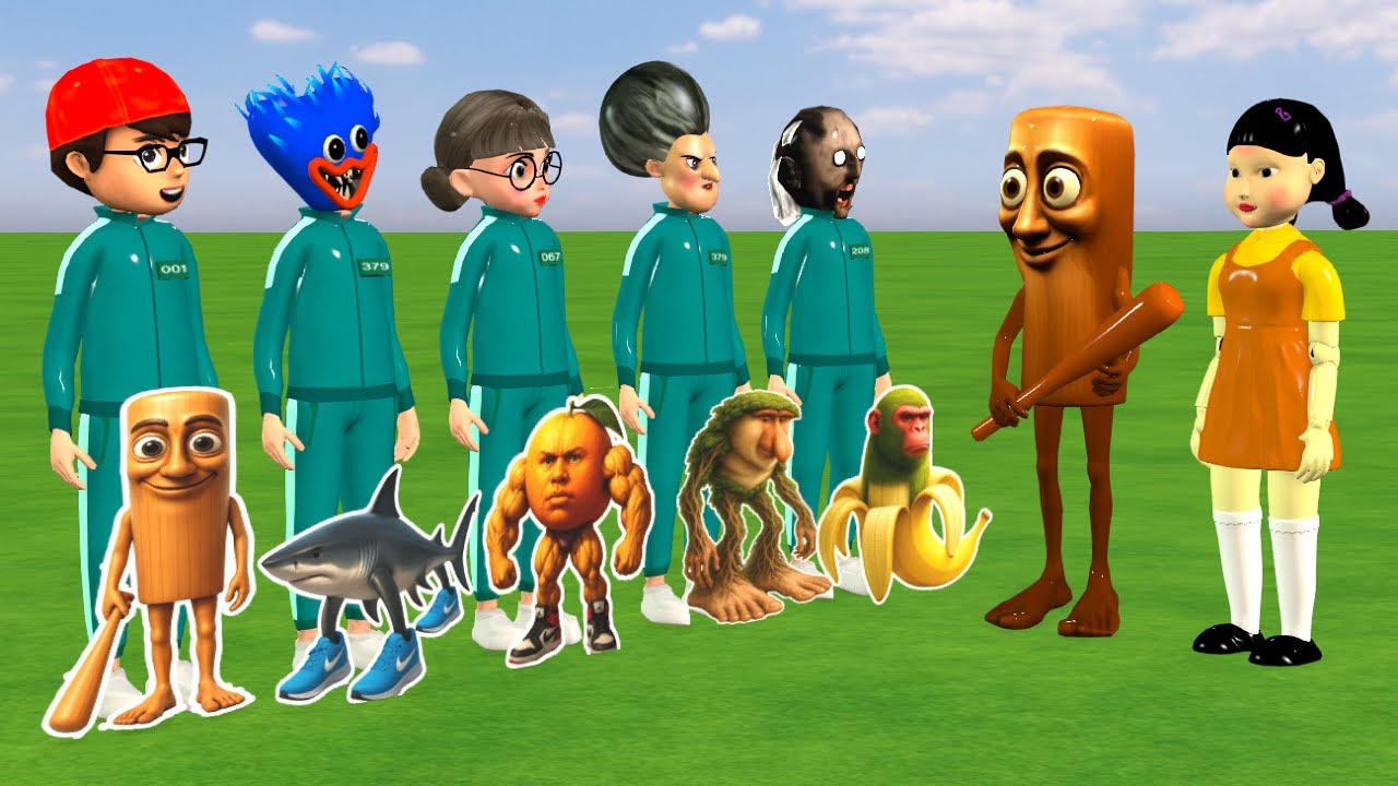 Scary Teacher 3D vs Squid Game Choose Italian Brainrot Room vs Tung Tung Tung Sahur Challenge