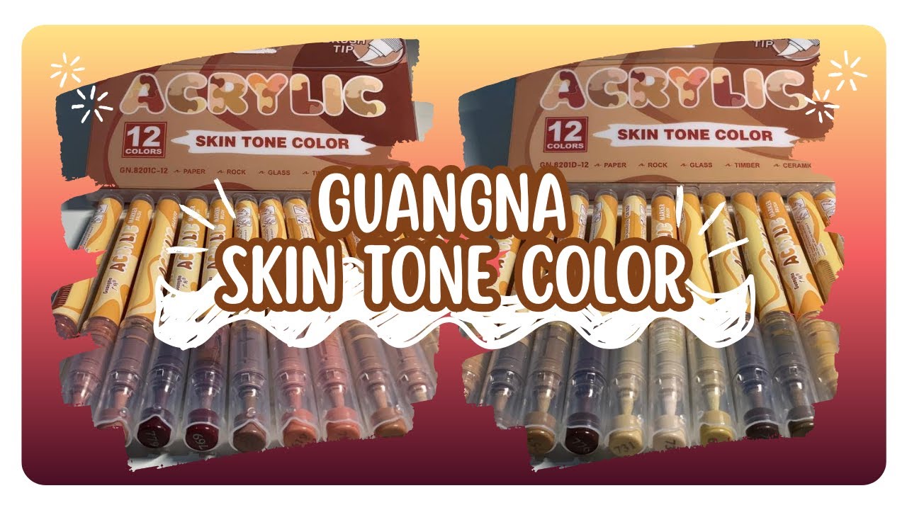 GuangNa Acrylic Marker | Skin Tone