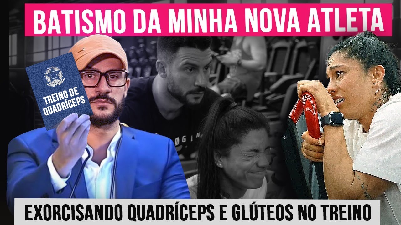 😈 BATISMO: TREINO DE QUADRICEPS E GLÚTEOS DA MINHA NOVA ATLETA WELLNESS | Jeanny Nunes
