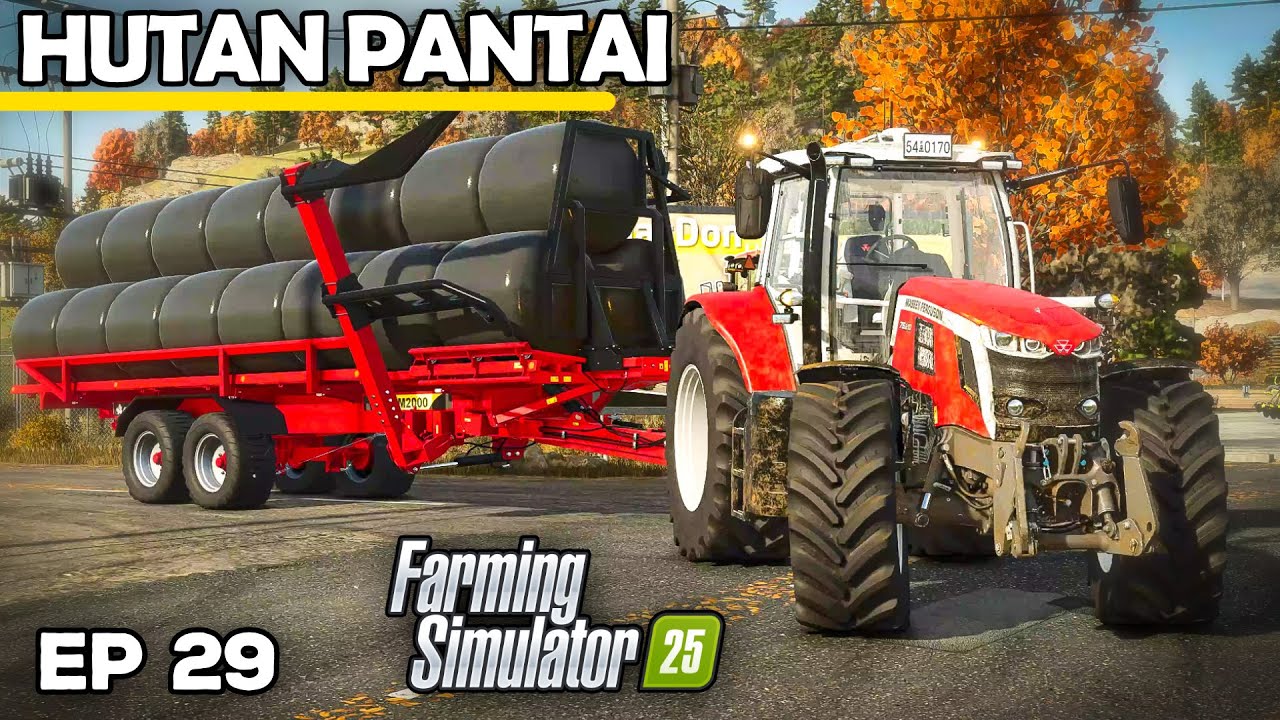 ЗАПАСЫВАЕМСЯ ЗИМНИМ КОРМОМ | Farming Simulator 25 - Beach Forest | Эпизод 29