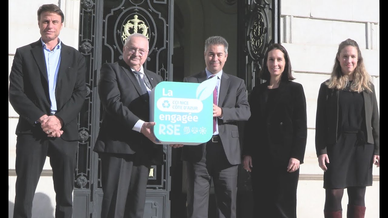 La CCI Nice Côte d'Azur labellisée ENGAGÉ RSE Afnor