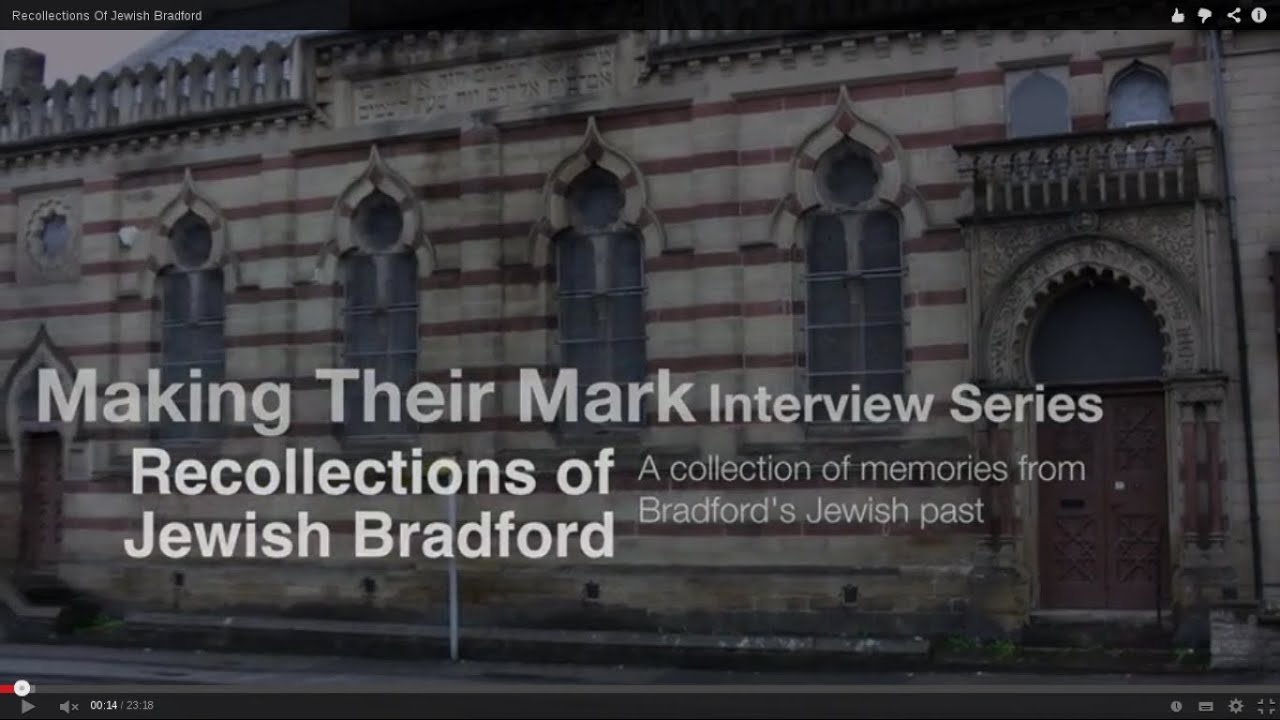 Recollections Of Jewish Bradford