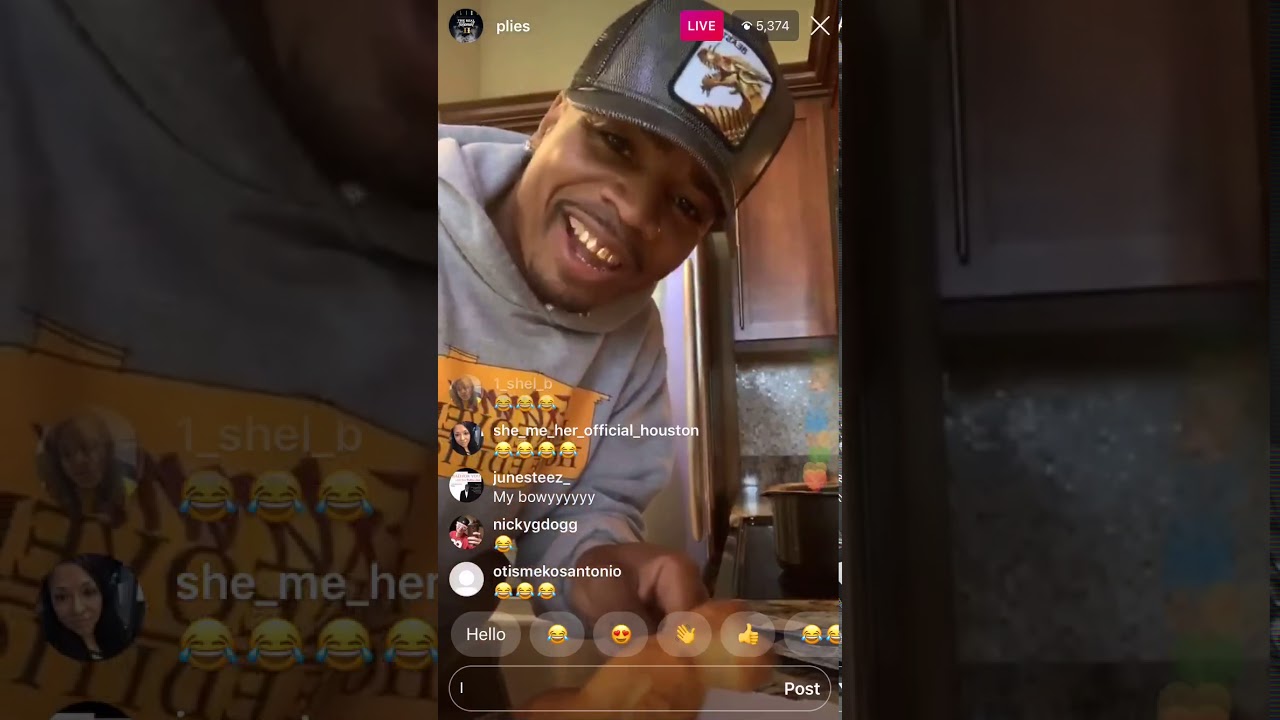 Plies on instagram Livee cooking doughnuts 😂😂funny af (Must Watch)