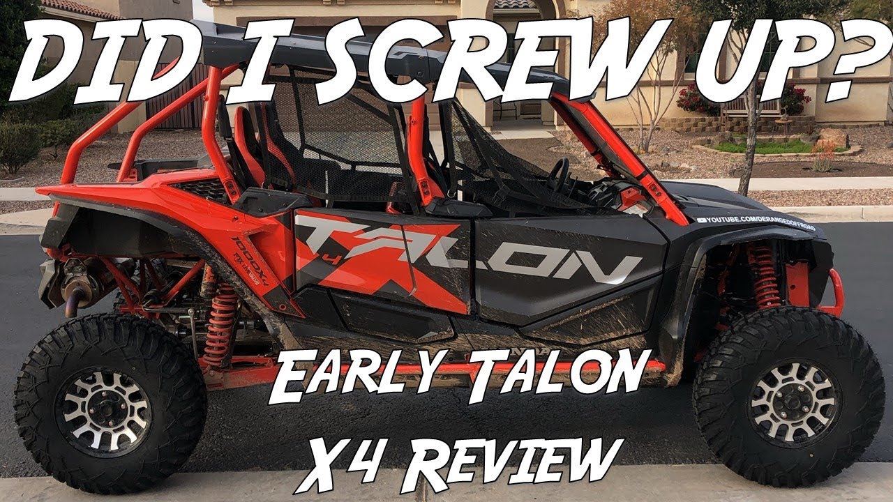 Honda Talon X4 100 Mile Review