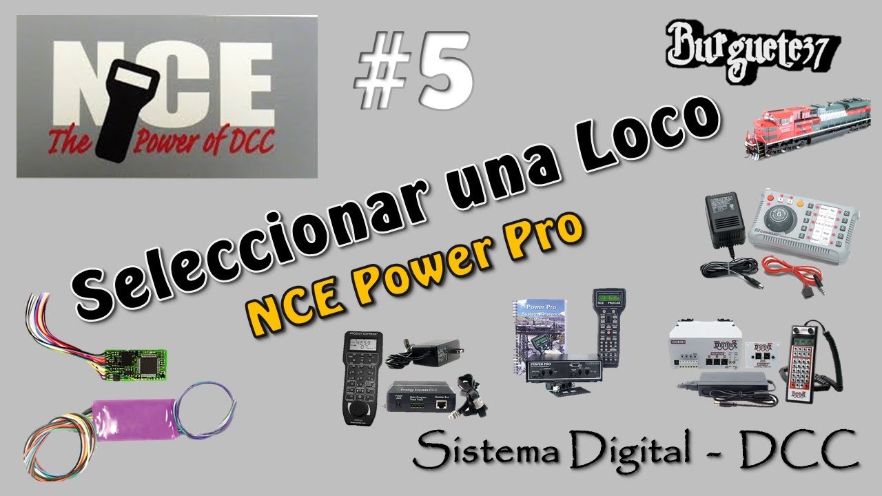 📲 S1 E5 DCC - Cómo seleccionar una locomotora con el Control NCE DCC