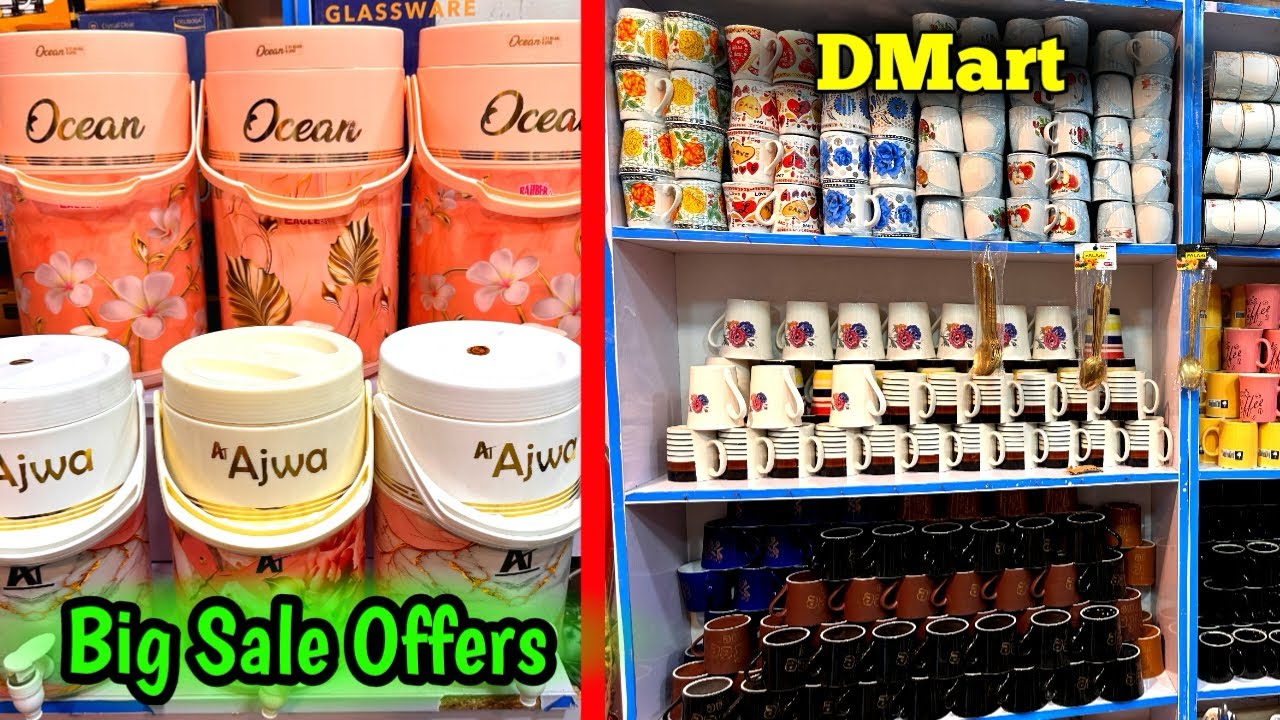 🔥DMART Biggest offers Today, Find latest Kitchen Items Clearance Sale Offer's , Jan Crockery Store
