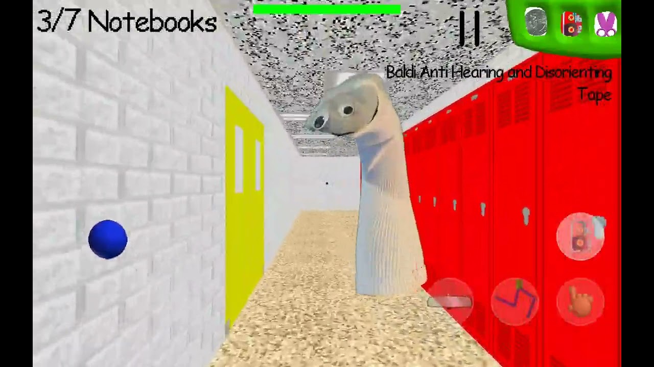 Baldi basics but if I got caught by Baldi the video ends