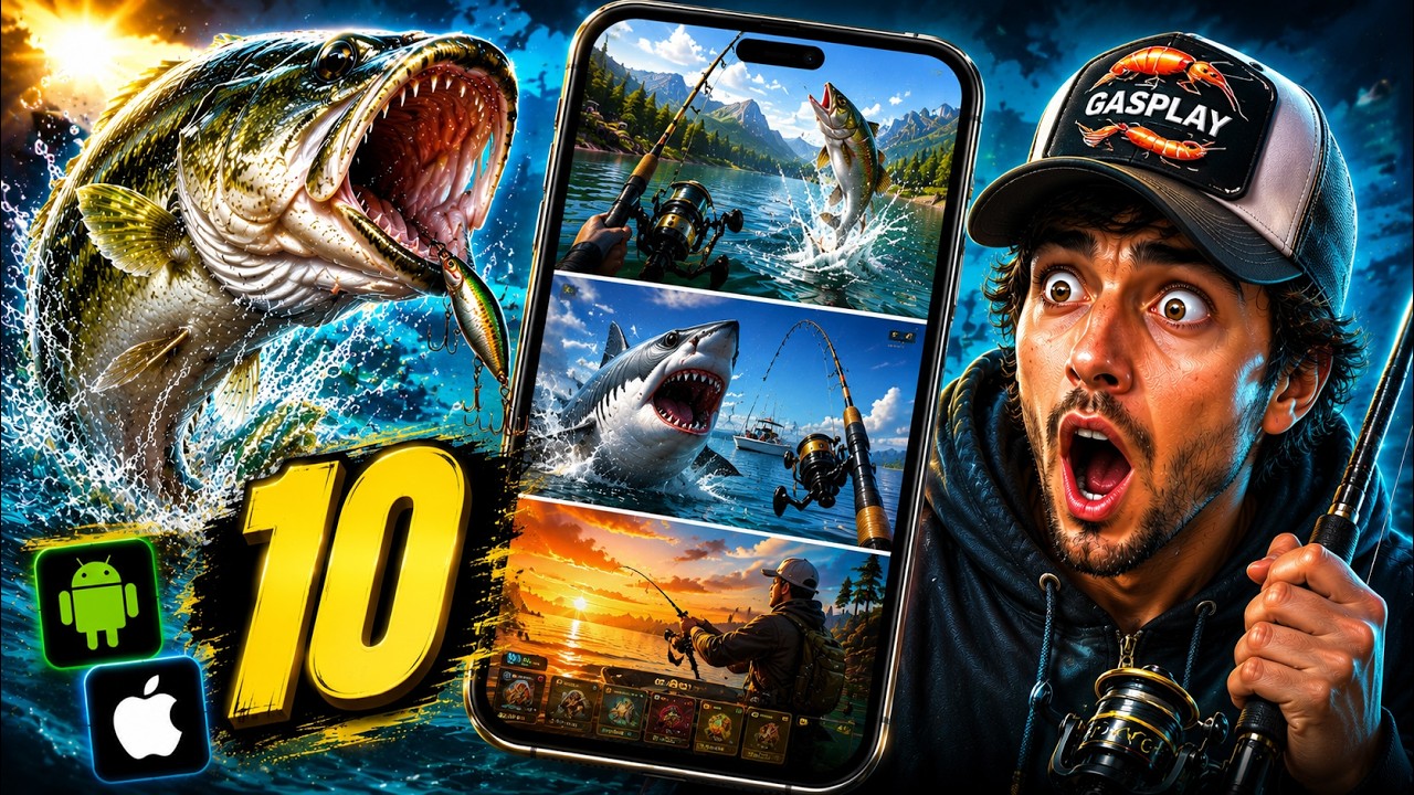 🐠📲Топ 10 Игр про Рыбалку на Андроид & IOS  🦐GASPlay🦐