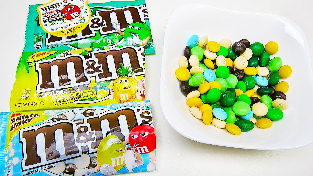Посылка из Тайваня, eBay. Конфеты M&M's Мята Ананас Ваниль ~ Вкусняшки ~