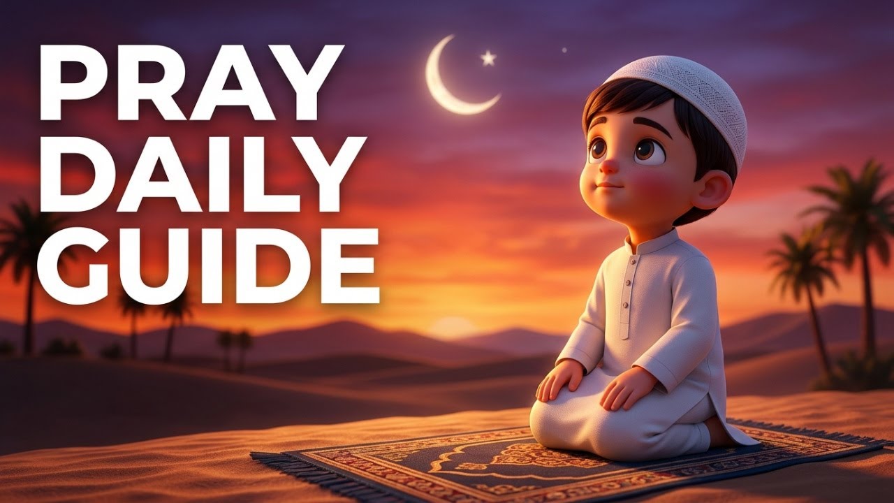 5 Daily Namaz Explained for Kids | Rakats of Fajar Zuhar Asar Maghrib Isha