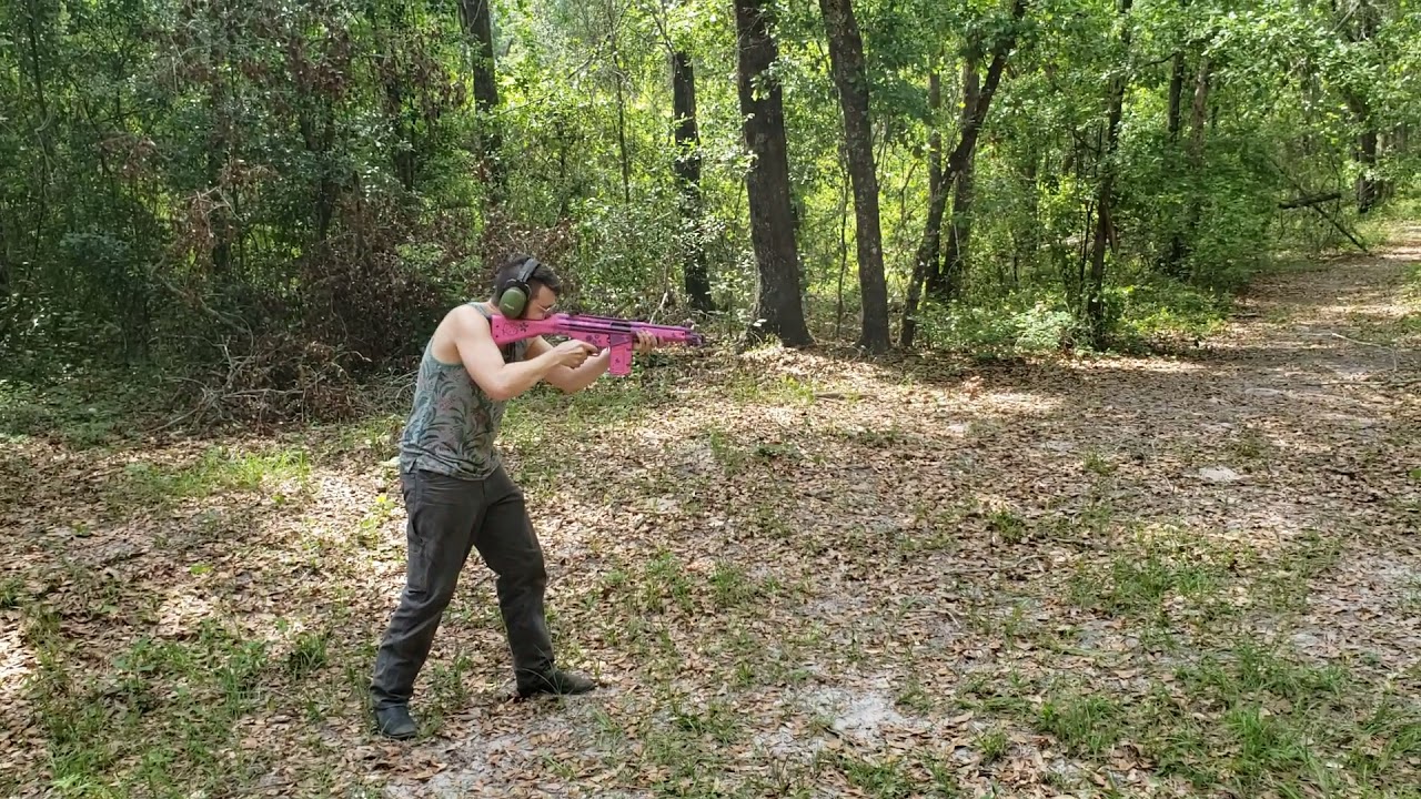 Full Auto Hello Kitty HK51 is a handfull!