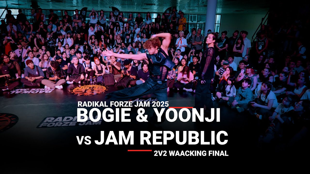 Yoonji & Bogie vs Jam Republic (Danzel & Baby Zoo) [final] 💃 // stance x RF JAM 2025 - waacking 2v2