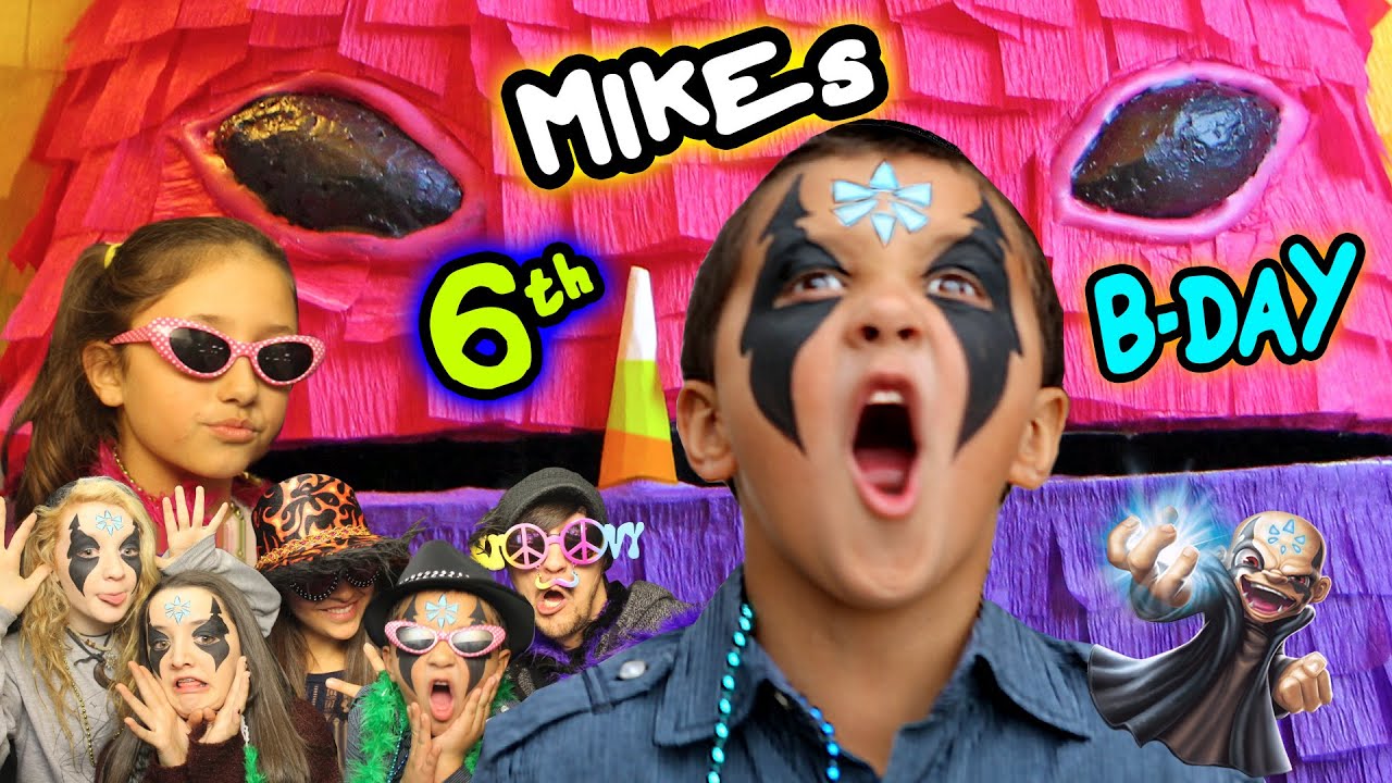 Kaos @ Mikes 6th Birthday Party! Skylanders Trap Team Family & Friends Fun!