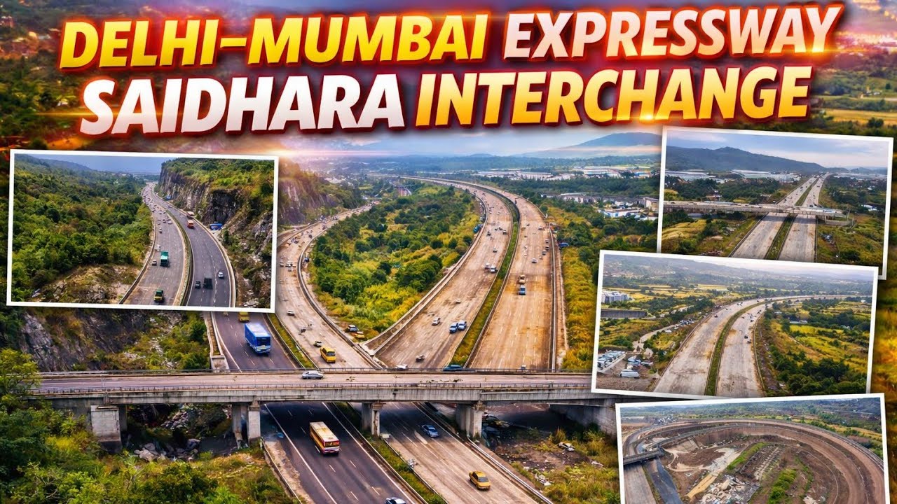 Saidhara / Amne Interchange Latest Update | Delhi Mumbai Expressway Ground Reality