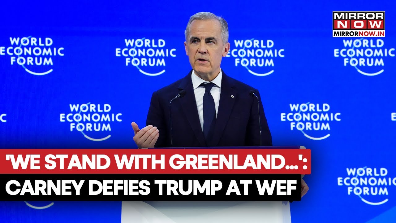 Davos 2026: Canada's Carney Slams Donald Trump Over Greenland Tariffs, Vows Full Support To Denmark