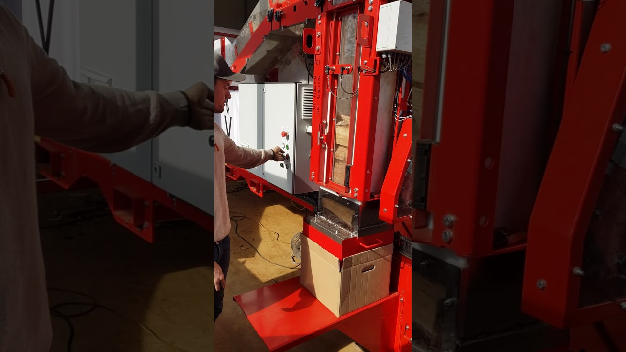 Firewood in carton boxes with VEPAK