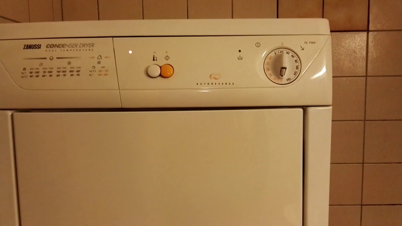 Zanussi TC 7102 - Tumble dryer working