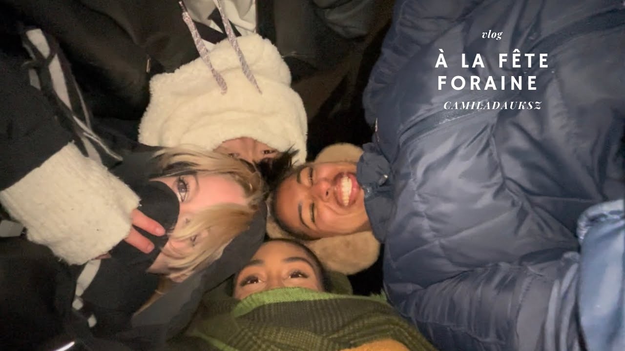 on se perd la fête foraine puis à la patinoire 