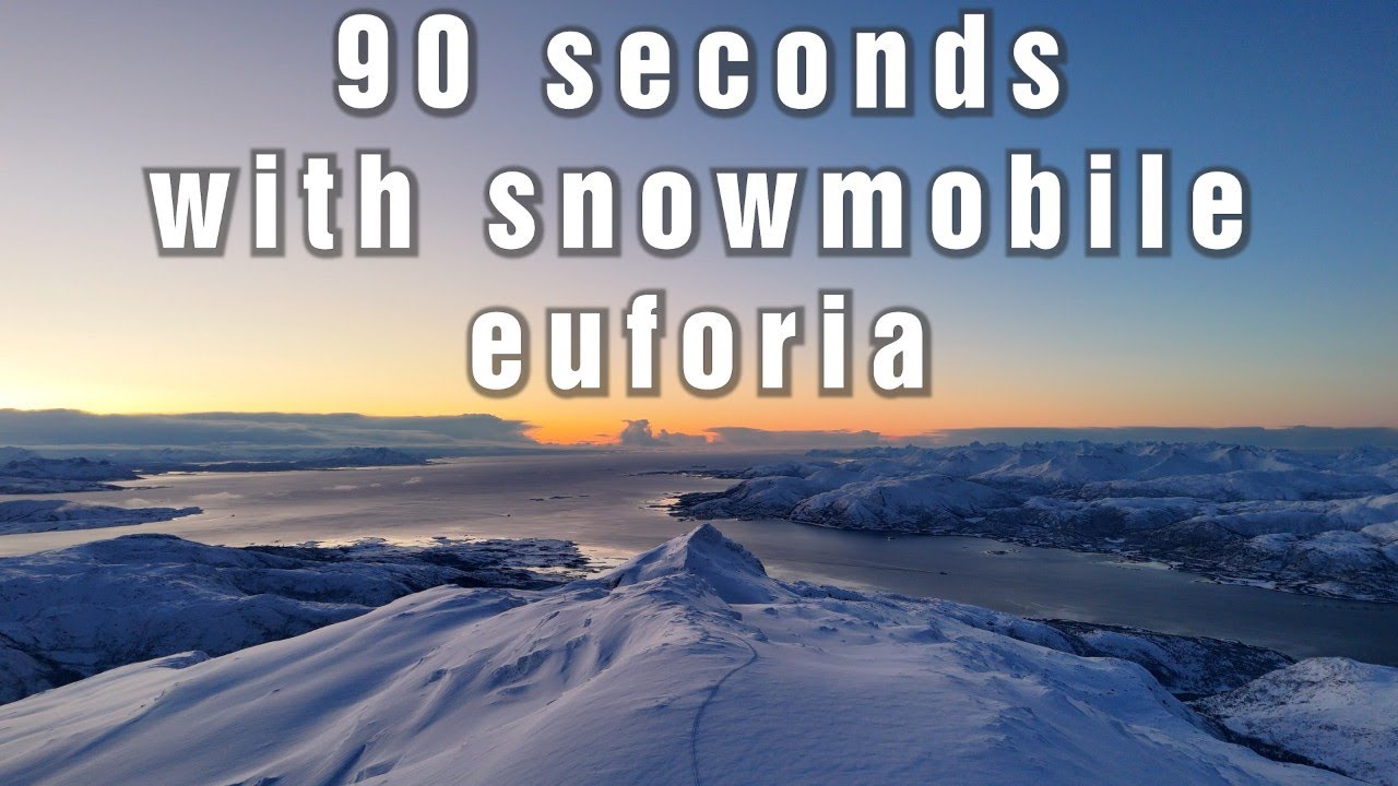 90 seconds of snowmobile euforia Yamaha Sidewinder turbo