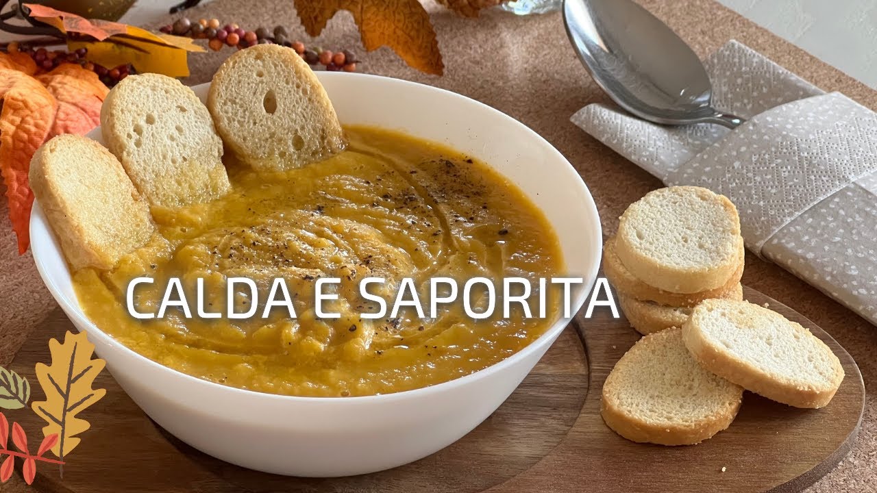 🍁 VELLUTATA DI CECI E CAROTE | Ricetta semplice e veloce