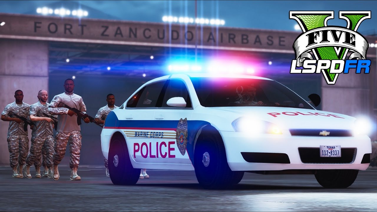 GTA 5 - LSPDFR Эпизод 244 - Военная полиция арестовала банду байкеров!!