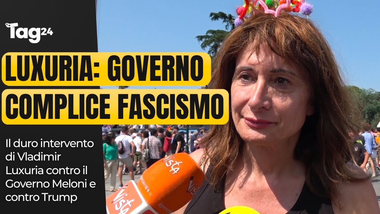Pride 2025, Vladimir Luxuria: “Governo complice del fascismo”