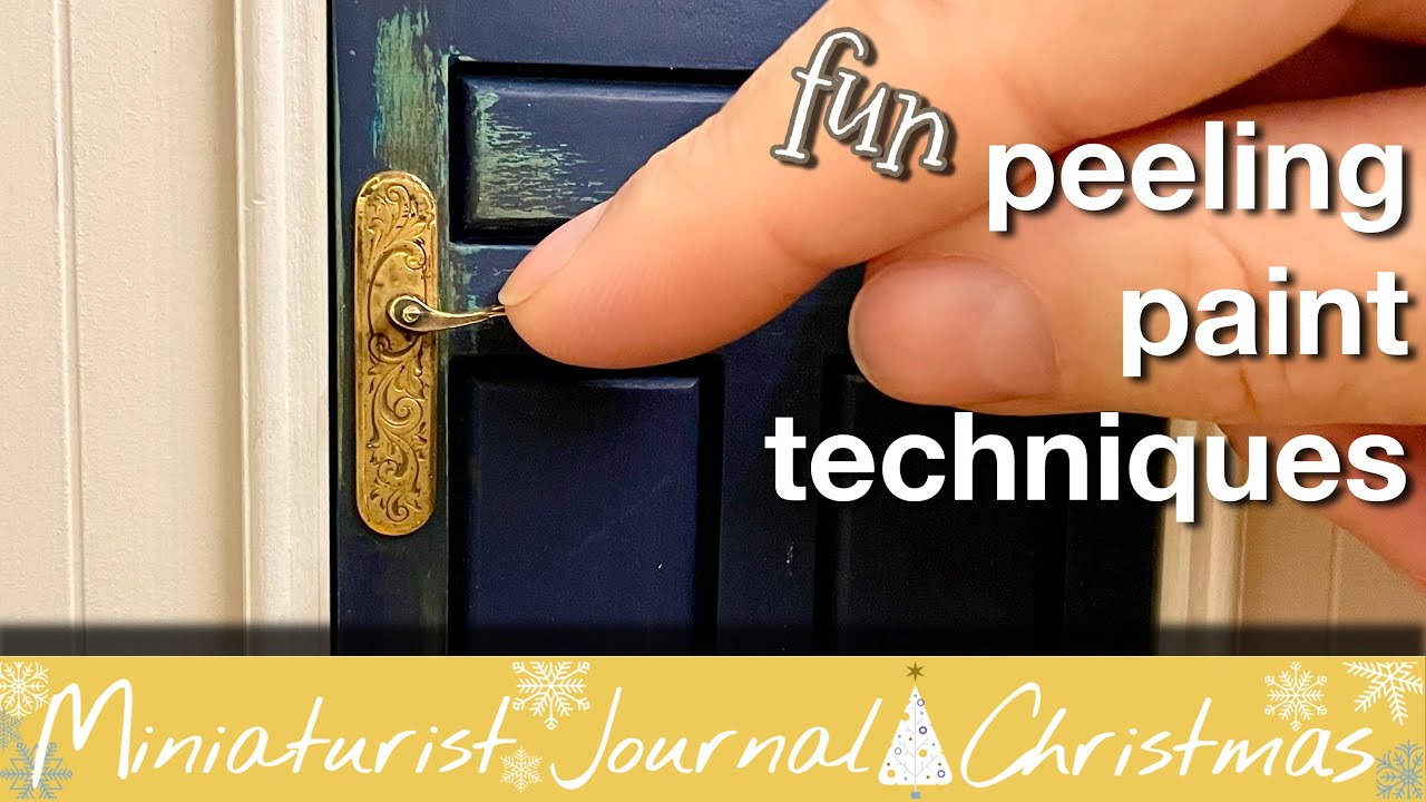 Paint aging techniques, Advent 2, 2022