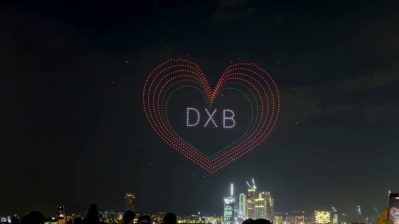 Dubai Blue Water Drone Show 10- January 2026